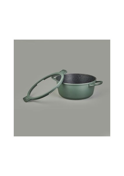 Pienza Alüminyum Tencere Seti - Yeşil / Siyah - 7 Parça fiyatları