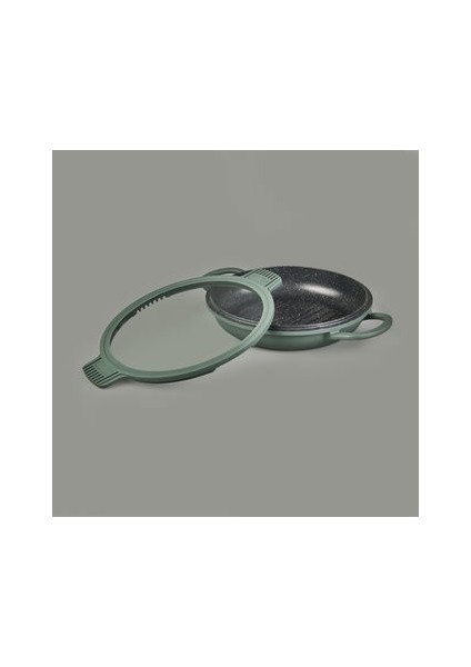 Pienza Alüminyum Tencere Seti - Yeşil / Siyah - 7 Parça modelleri