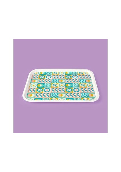 Kitchen Colorful Tepsi - Renkli - 42X30 cm