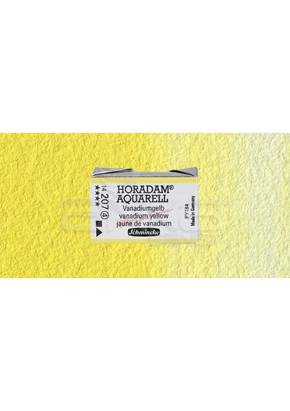 Horadam Aquarell 1/1 Tablet 207 Vanadium Yellow Seri 4