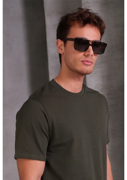 Erkek Relax Fit Bisiklet Yaka %100 Pamuk Rahat Kesim Basic Tişört modelleri