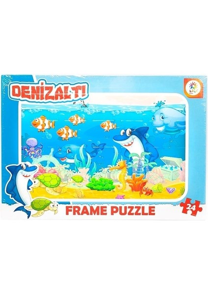 Deniz Canlıları 24 Parça Puzzle