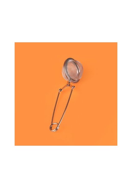 Houseware Paslanmaz Çelik Çay Süzgeci - Gri - 16 cm