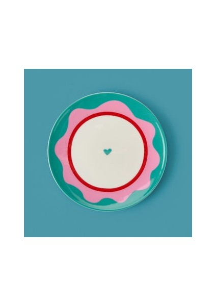 Kitchen Granny Tatlı Tabağı - Yeşil / Pembe - 19 cm modelleri