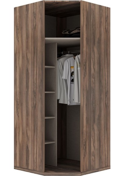 Rent Grey 4 Kapılı Köşe Gardırop fiyatları