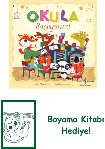 Okula Başlıyoruz! + Boyama Kitabı