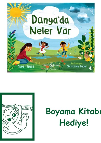 Dünya’da Neler Var + Boyama Kitabı
