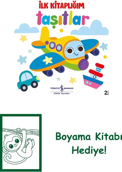 Taşıtlar – Ilk Kitaplığım + Boyama Kitabı