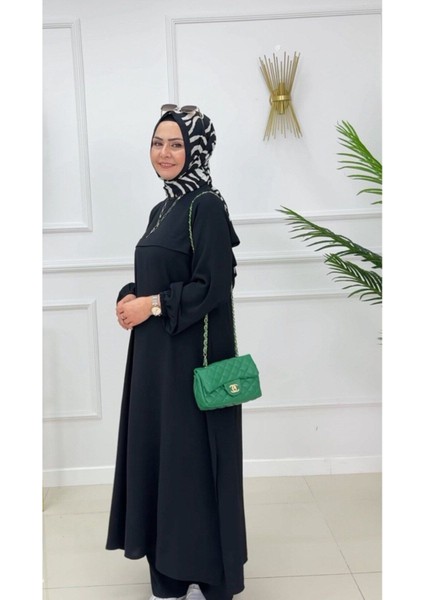 Tesettür Elbise Bilek Boy Uzun Elbise Pantalon Takımı Tesettür Takım modelleri