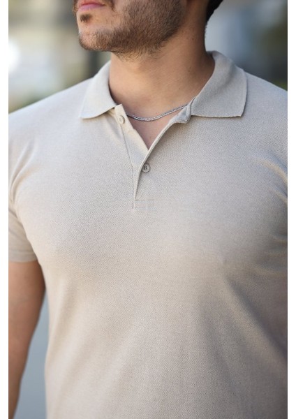 Erkek Kısa Kollu Yakalı Tişört