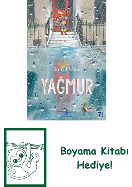 Yağmur + Boyama Kitabı