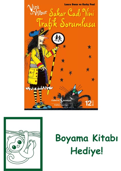 Sakar Cadı Vini Trafik Sorumlusu + Boyama Kitabı