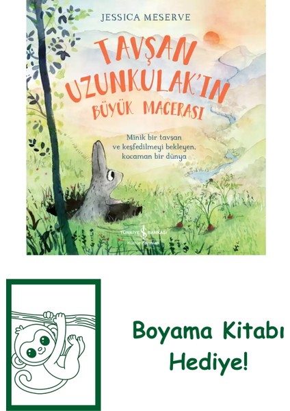 Tavşan Uzunkulak’ın Büyük Macerası + Boyama Kitabı