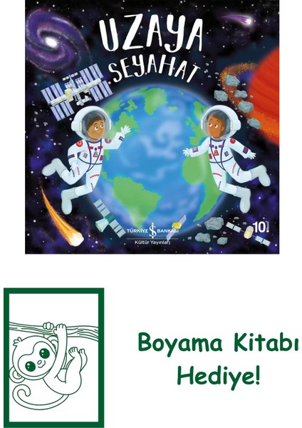 Uzaya Seyahat + Boyama Kitabı