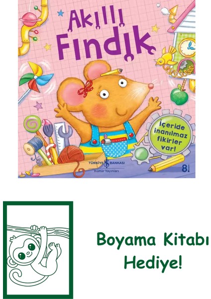 Akıllı Fındık + Boyama Kitabı