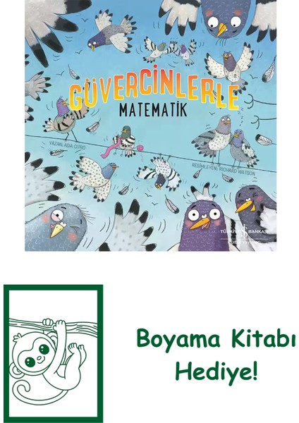Güvercinlerle Matematik + Boyama Kitabı