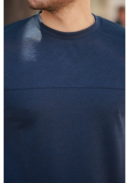 Erkek Oversize Bisiklet Yaka Kısa Kollu T-Shirt modelleri