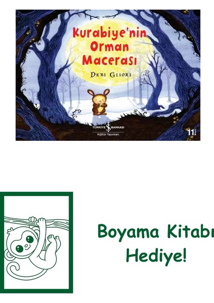 Kurabiye’nin Orman Macerası + Boyama Kitabı