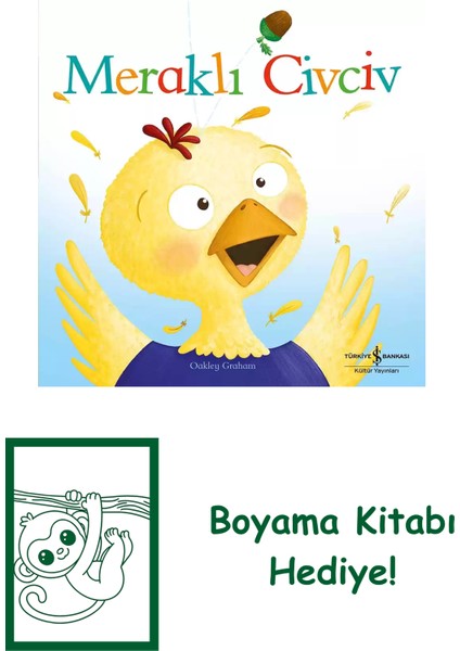Meraklı Civciv + Boyama Kitabı