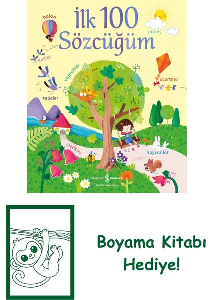 Ilk 100 Sözcüğüm + Boyama Kitabı