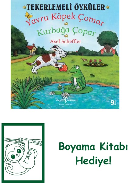 Yavru Köpek Çomar Kurbağa Çopar + Boyama Kitabı