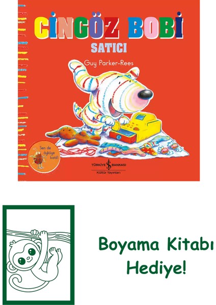 Cingöz Bobi Satıcı + Boyama Kitabı