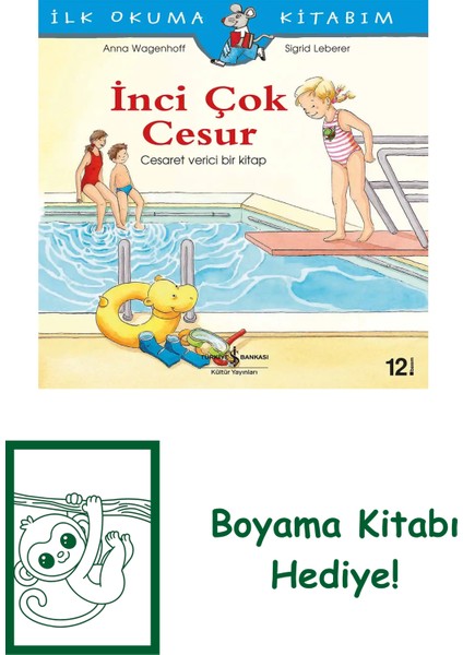 Inci Çok Cesur + Boyama Kitabı