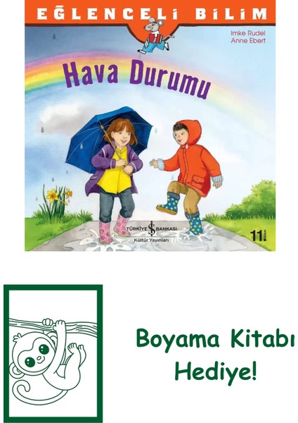 Eğlenceli Bilim – Hava Durumu + Boyama Kitabı
