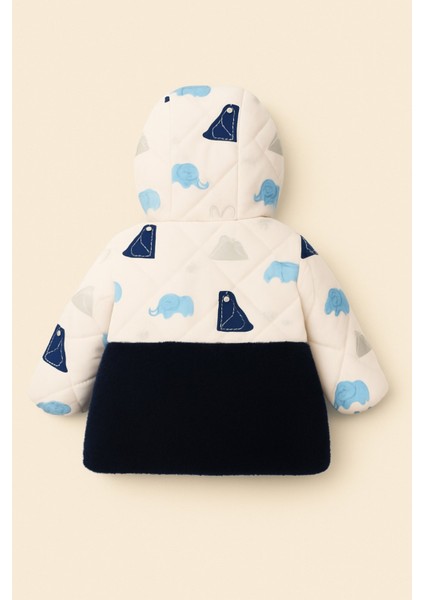 Sevimli Ayı ve Fil Desenli,kapüşonlu ,içi Yumuşak Kürk Astarlı, Cepli, Su Geçirmez,çocuk Kışlık Mont fırsatları