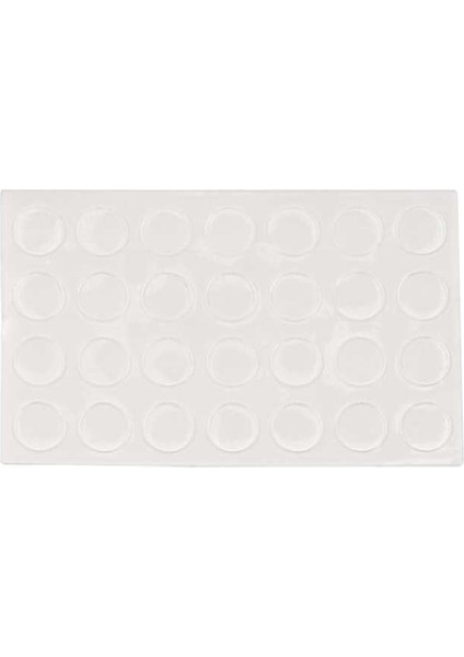 Pacıfıc Yapışkanlı Silikon Cam Masa Altlıkları 14 mm 28 Li modelleri