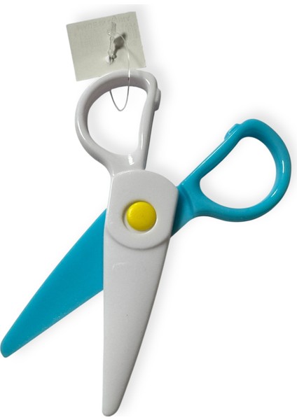 Çift Renkli Plastik Çocuk Makası, Küt Uçlu fiyatları