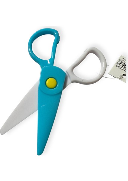 Çift Renkli Plastik Çocuk Makası, Küt Uçlu modelleri