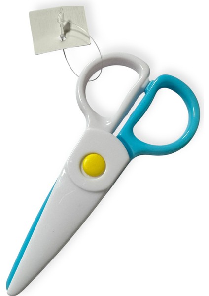 Çift Renkli Plastik Çocuk Makası, Küt Uçlu fırsatları