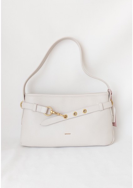 25ES459 Model Sarach Marka Bej Renk Omuz Çantası