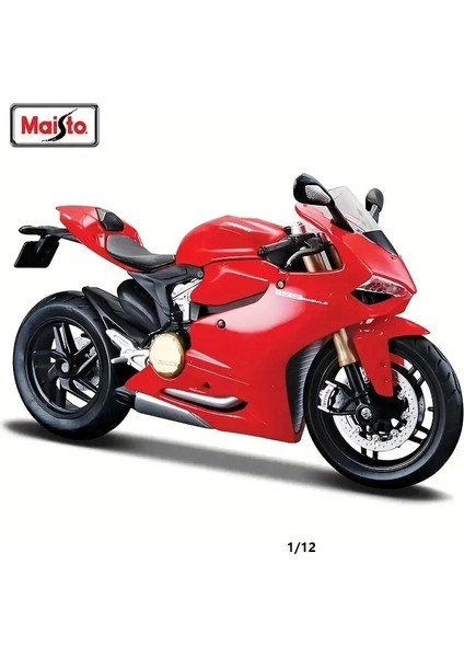 1:12 Ölçekli Ducati 1199 Panigale Motosiklet Modeli