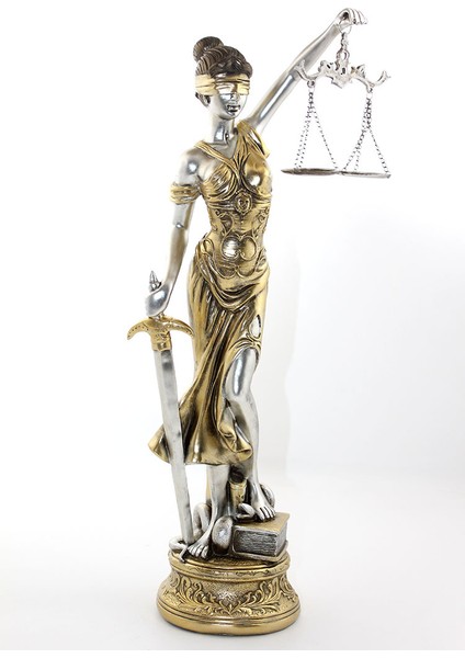 Polyester Adalet Figürü Model 2