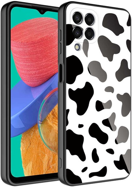 Galaxy M33 Kılıf Kamera Korumalı Desenli Sert Silikon Ecrz Epoksi Kapak-No7