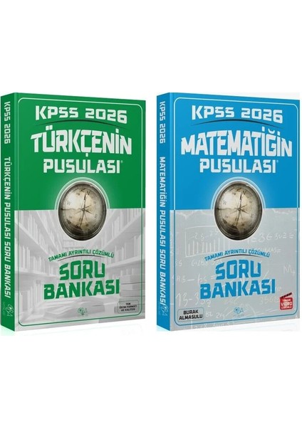 Cba 2026 Kpss Türkçe + Matematik Pusulası Soru Bankası 2 Li Set C