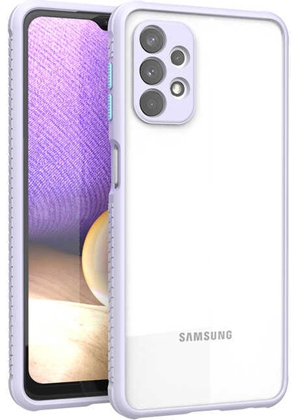 Galaxy A32 4g Kılıf ​​ecrz Kaff Kapak-Mor
