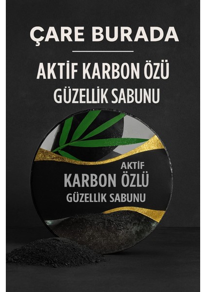 Naumed Biocosmetic - Aktif Karbonlu Özlü Güzellik Sabunu