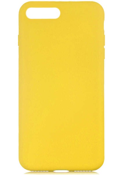 iPhone 7 Plus Uyumlu Ecrz Lsr Laaakan Kapak-Sarı