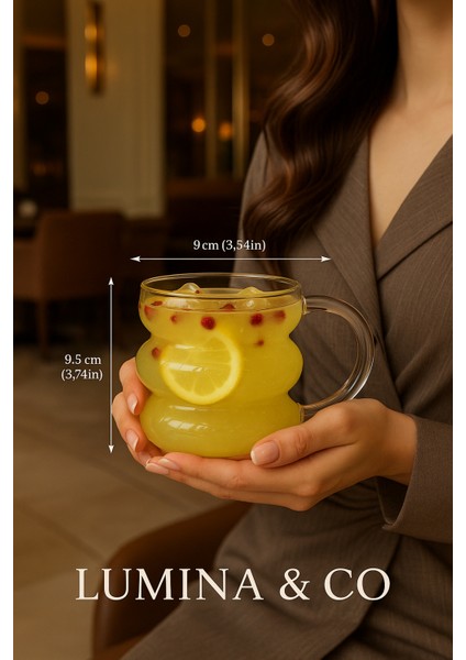 400 ml Borosilikat Cam Bardak – Isıya Dayanıklı, Şeffaf Modern Tasarım modelleri