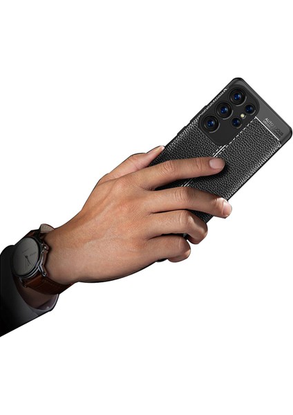 Galaxy S23 Ultra Kılıf Ecrz Niss Silikon Kapak-Siyah modelleri