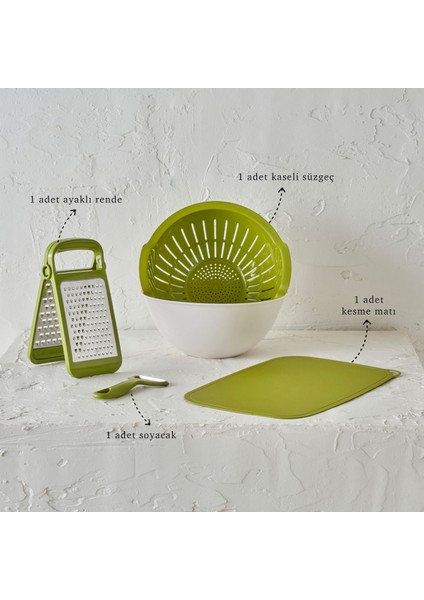 Handle Mutfak Seti Yeşil