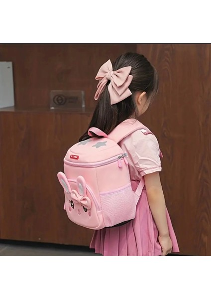 Kız Çocuk Için Pembe Tavşan Desenli Okul ve Sırt Çantası (33X26X15 Cm) fırsatları