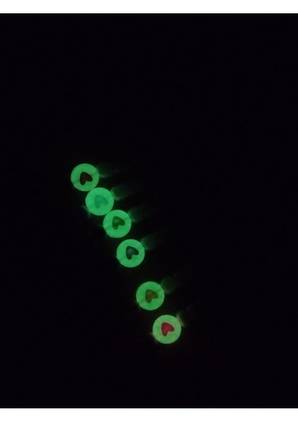 Karanlıkta Parlayan Renkli Kalpli Kum Boncuklu 6"lı Çocuk Bileklik Seti (Karne ve Bayram Hediyesi) fırsatları