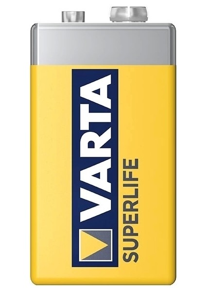 Varta Superlife Çinko 9 Volt Pil 12'li Paket