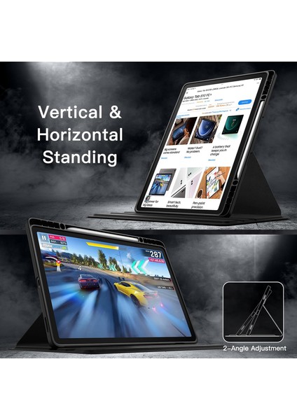 Samsung Galaxy Tab S10 Fe Plus 13.1 Inç 2025 Kılıf Grafiti Şeffaf Kalem Bölmeli Akıllı Tablet Kılıfı SM-X620 X626 indirimleri