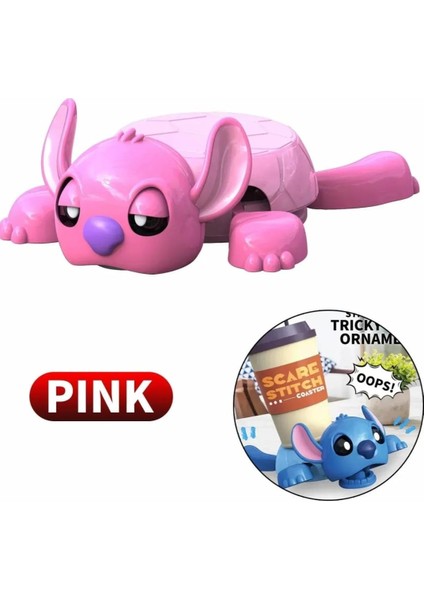 Pembe Stıtch Hareketli Çılgın Bardak Altlığı fiyatları