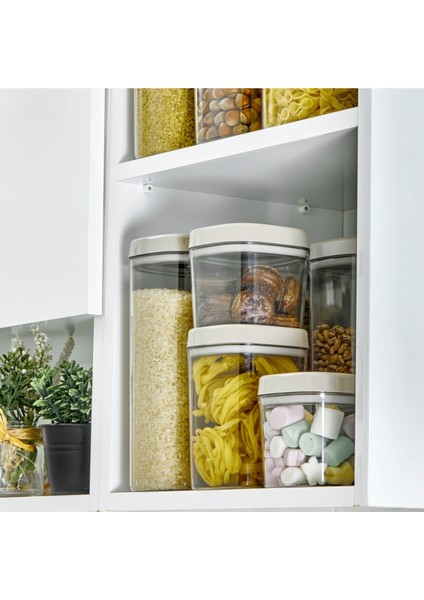 Bonny Erzak Saklama Kabı 12LI Set 1,8 Lt 1 Lt 600 ml Bej modelleri